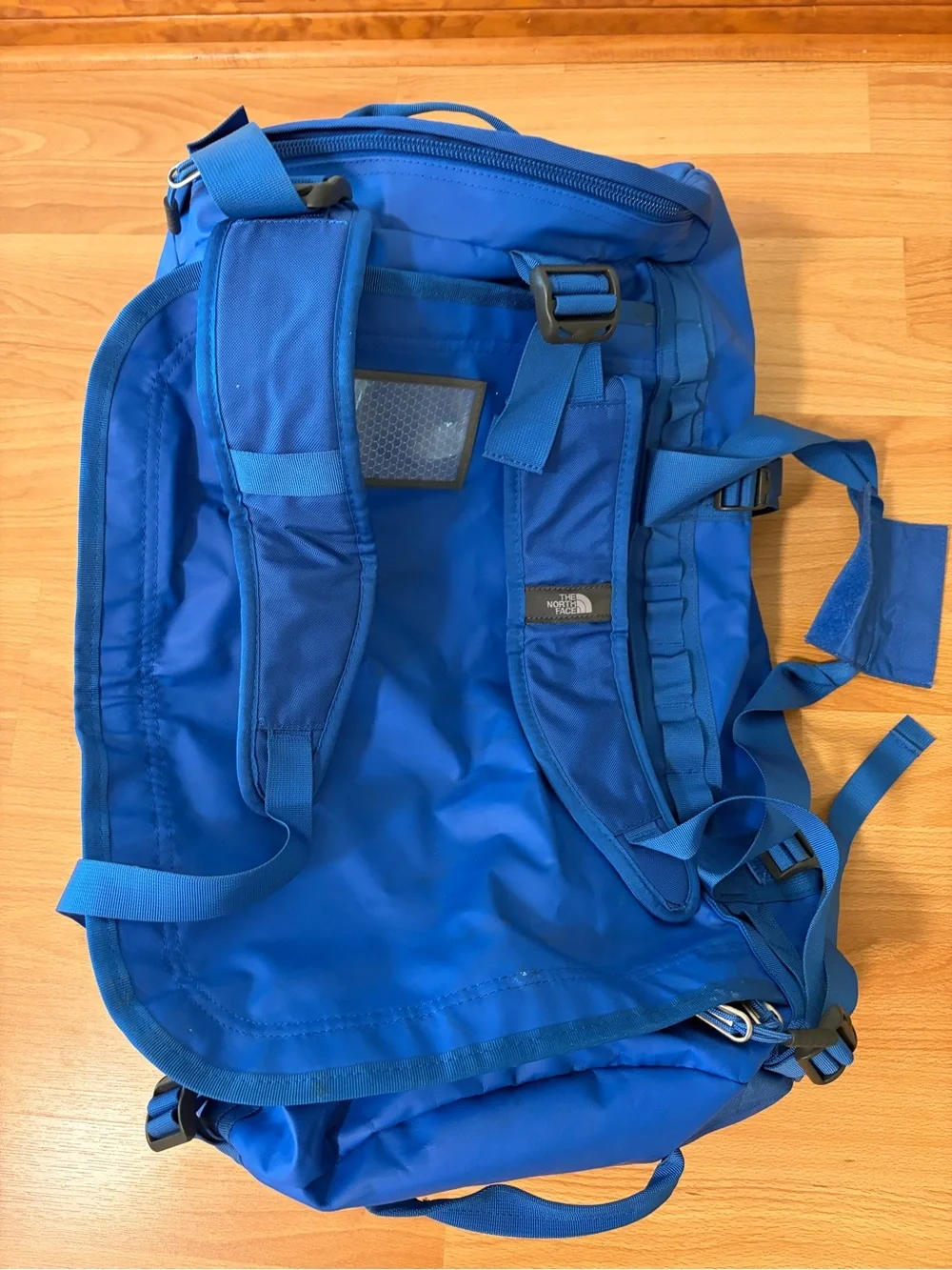 The North Face Blue Basecamp M 71L Duffle Bag